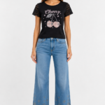Camiseta Cherry negra