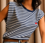 Camiseta Marinera Corazón Navy - Imagen 3