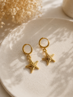 Pendientes Estrella Marina – Acero Inoxidable - Imagen 7