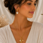 Colgante Marina – Acero Inoxidable con Charms Marinos