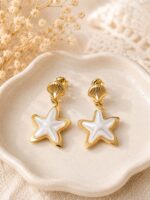 Pendientes Estrella Marina – Acero Inoxidable - Imagen 4
