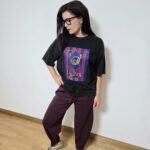 Camiseta Oversize Bonjour Mademoiselle