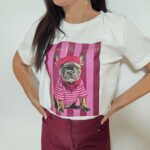 Camiseta Bonjour bulldog