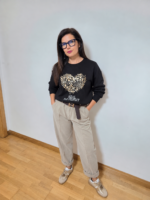 Sudadera Lovely Heart Animal Print - Imagen 2